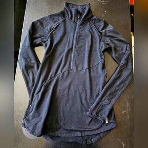 ASICS TlQuarter Zip Long Sleeve Running Top Black Medium